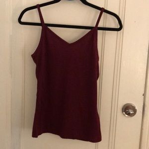 Maroon tank top